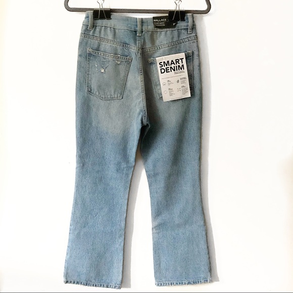 DL1961 Wallace High Waist Crop Flare Distress Jean - Picture 10 of 12